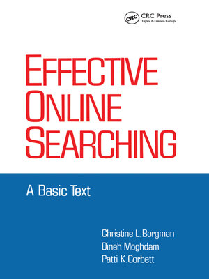 cover image of Effective Online Searching